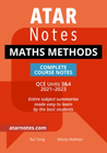 ATAR NOTES QUEENSLAND (QCE): MATHS METHODS UNITS 3&4 COMPLETE COURSE NOTES (2021-2023)