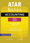 ATAR NOTES VCE ACCOUNTING UNITS 3&4 TOPIC TESTS (2020-2024)