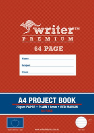 64 PAGE A4 PROJECT BOOK 8MM