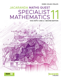 JACARANDA MATHS QUEST 11 SPECIALIST MATHEMATICS VCE UNITS 1&2 LEARNON + PRINT 2E