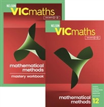 NELSON VICMATHS YEAR 12 MATHEMATICAL METHODS STUDENT BOOK + MASTERY WORKBOOK VALUE PACK