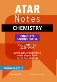 ATAR NOTES VCE: CHEMISTRY UNITS 1&2 NOTES (2023-2024)
