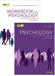 JACARANDA PSYCHOLOGY VCE UNITS 3&4 LEARNON + PRINT 8E + WORKBOOK VALUE PACK