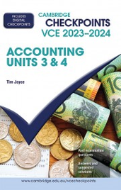 CAMBRIDGE CHECKPOINTS VCE ACCOUNTING UNITS 3&4 2023-2024 + QUIZ ME MORE