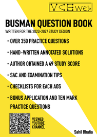 BUSMAN QUESTION BOOK BY VCEWEB (2023 - 2027)