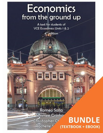ECONOMICS FROM THE GROUND UP VCE UNITS 1&2 4E BUNDLE (STUDENT BOOK + EBOOK)