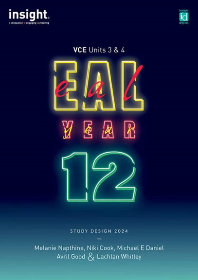 INSIGHT EAL YEAR 12: VCE UNITS 3&4 STUDENT BOOK + EBOOK 3E
