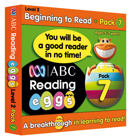 ABC READING EGGS LEVEL 2 BEGINNING TO READ BOOK PACK 7 AGES 5-7