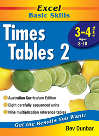 EXCEL BASIC SKILLS WORKBOOKS: TIMES TABLES 2 YEARS 3-4