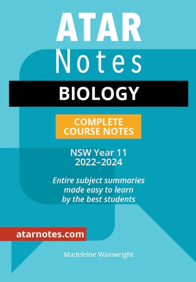 ATAR NOTES HSC BIOLOGY YEAR 11 NOTES (2022-2024)