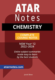 ATAR NOTES HSC CHEMISTRY YEAR 12 NOTES (2022-2024)