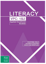 LITERACY VICTORIAN PATHWAYS CERTIFICATE UNITS 1&2: APPLIED VOCATIONAL BOOKLET