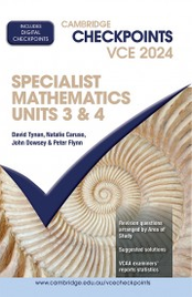 CAMBRIDGE CHECKPOINTS VCE SPECIALIST MATHEMATICS UNITS 3&4 2024 + QUIZ ME MORE