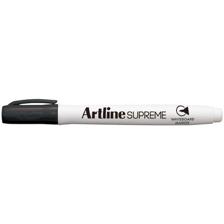 WHITEBOARD MARKER ARTLINE SUPREME 1.5MM BLACK ANTIMICROBIAL