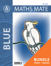 MATHS MATE 7 AC STUDENT PAD 6E (BLUE) PRINT + EBOOK