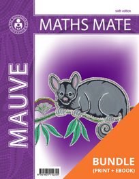 MATHS MATE 9 AC STUDENT PAD 6E (MAUVE) PRINT + EBOOK