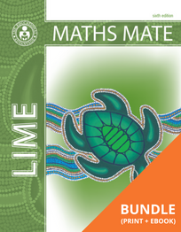 MATHS MATE 10 AC STUDENT PAD 6E (LIME) PRINT + EBOOK