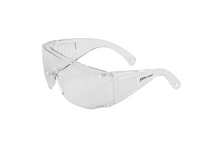SAFETY GLASSES CLEAR TRADITIONAL WRAP AROUND