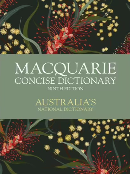 MACQUARIE CONCISE DICTIONARY NINTH EDITION HARDBACK