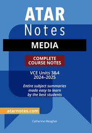 ATAR NOTES VCE: MEDIA UNITS 3&4 NOTES (2024 - 2025)