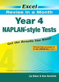 EXCEL REVISE IN A MONTH NAPLAN STYLE TESTS YEAR 4