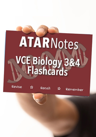 ATAR NOTES VCE BIOLOGY UNITS 3&4 FLASHCARDS