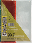 EXERCISE BOOK COVERS (SMALL 230 X 185MM - PACK OF 5)