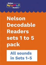 NELSON DECODABLE READERS SETS 1 TO 5 PACK X 100