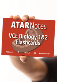 ATAR NOTES VCE BIOLOGY UNITS 1&2 FLASHCARDS