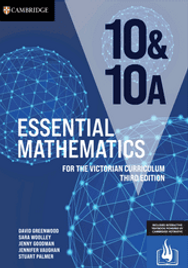 CAMBRIDGE ESSENTIAL MATHEMATICS FOR THE VICTORIAN CURRICULUM YEAR 10&10A TEXTBOOK + EBOOK 3E