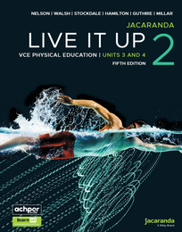 JACARANDA LIVE IT UP 2 VCE PHYSICAL EDUCATION UNITS 3&4 PRINT & LEARNON EBOOK 5E