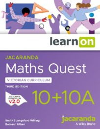 JACARANDA MATHS QUEST 10+10A VICTORIAN CURRICULUM LEARNON EBOOK 3E (eBook Only)