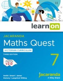 JACARANDA MATHS QUEST 7 VICTORIAN CURRICULUM LEARNON EBOOK 3E (eBook Only)