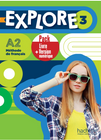 EXPLORE 3/A2 PACK: LIVRE DE L'ELEVE + VERSION NUMERIQUE