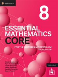 CAMBRIDGE ESSENTIAL MATHEMATICS CORE FOR THE AUSTRALIAN CURRICULUM YEAR 8 STUDENT BOOK + EBOOK 2E