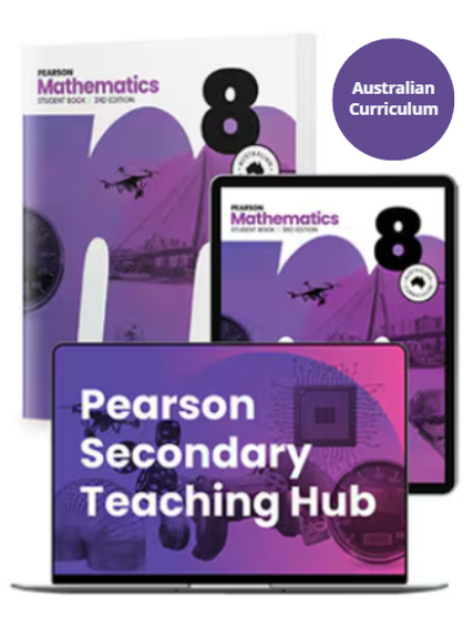 PEARSON MATHEMATICS 8 AC 9.0 STUDENT BOOK + EBOOK 3E
