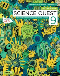 JACARANDA SCIENCE QUEST 9 FOR VICTORIAN CURRICULUM PRINT + LEARNON 3E