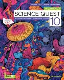 JACARANDA SCIENCE QUEST 10 FOR VICTORIAN CURRICULUM PRINT + LEARNON 3E