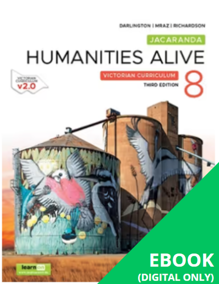 JACARANDA HUMANITIES ALIVE 8 VICTORIAN CURRICULUM LEARNON 3E (eBook only)
