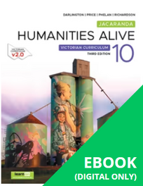 JACARANDA HUMANITIES ALIVE 10 VICTORIAN CURRICULUM LEARNON 3E (eBook only)