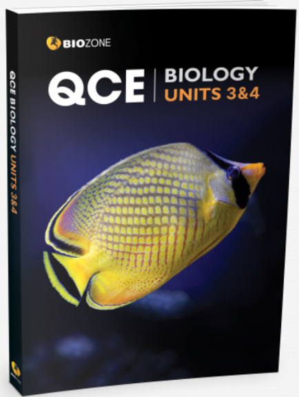 BIOZONE BIOLOGY FOR QCE UNITS 3&4 STUDENT BOOK + EBOOK 2E