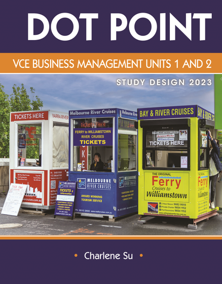 DOTPOINT VCE BUSINESS MANAGEMENT UNITS 1-2 STUDENT BOOK