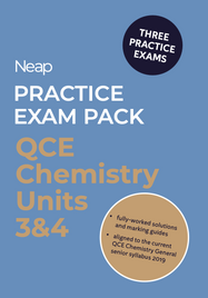 NEAP PRACTICE EXAM PACK: QCE CHEMISTRY UNITS 3&4 (3 EXAMS)