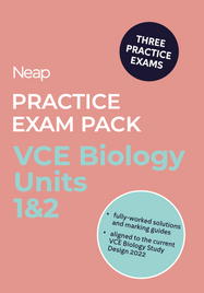 NEAP PRACTICE EXAM PACK: VCE BIOLOGY UNITS 1&2 (3 EXAMS)