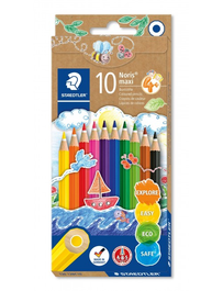 10 MAXI NORIS LEARNER COLOURED PENCILS