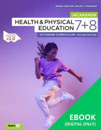 JACARANDA HEALTH AND PHYSICAL EDUCATION 7&8 VICTORIAN CURRICULUM LEARNON 2E (eBook only)