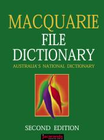 MACQUARIE FILE DICTONARY