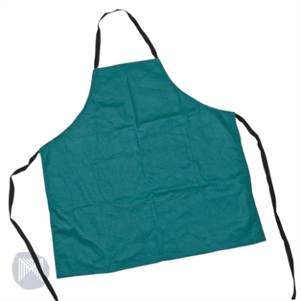 ART APRON GREEN WITH POCKETS