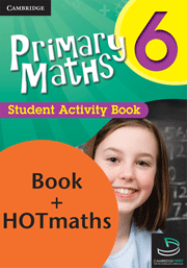 PRIMARY MATHS STUDENT ACTIVITY BOOK YEAR 6 + HOTMATHS BUNDLE