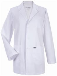 LABORATORY COAT WHITE LIGHT WEIGHT JUNIOR MEDIUM